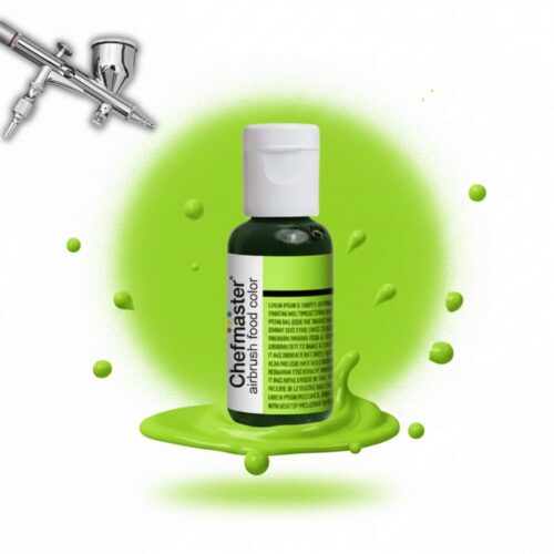 NEON BRITE GREEN 18GR COLORANTE AEROGRAFO CHEFMASTER