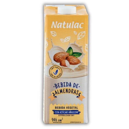 BEBIDA (LECHE) DE ALMENDRAS NATULAC 946ML