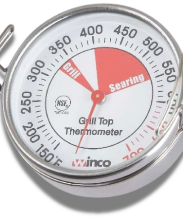 TERMOMETRO PARA PARRILLA 70/370°C WINCO