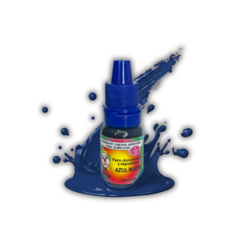 AZUL NOCHE 7ML COLORANTE LIQUIDO PAYASITO
