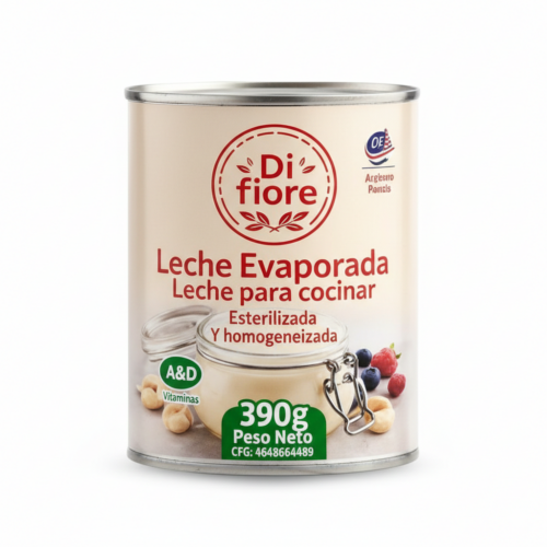 LECHE EVAPORADA DI FIORE 390GR