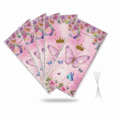 BOLSAS MARIPOSAS 25 UND CON CINTA DORADA