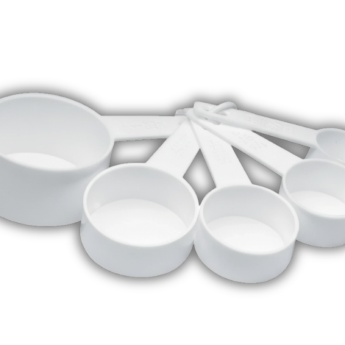 TAZAS MEDIDORAS PLASTICAS 5PZ PRESS