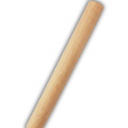 RODILLO DE MADERA 30X5.5CM GRUESO S/MANGO