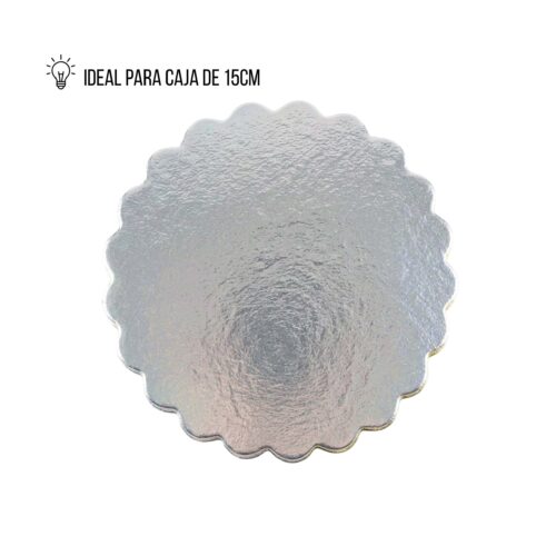 DISCO #6/16CM PLATEADO NACIONAL