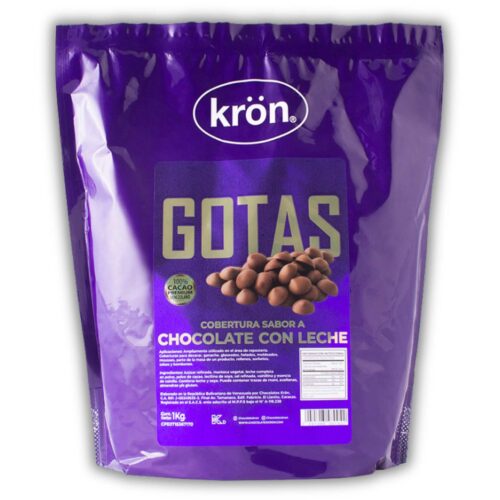 GOTAS COBERTURA DE LECHE KRON