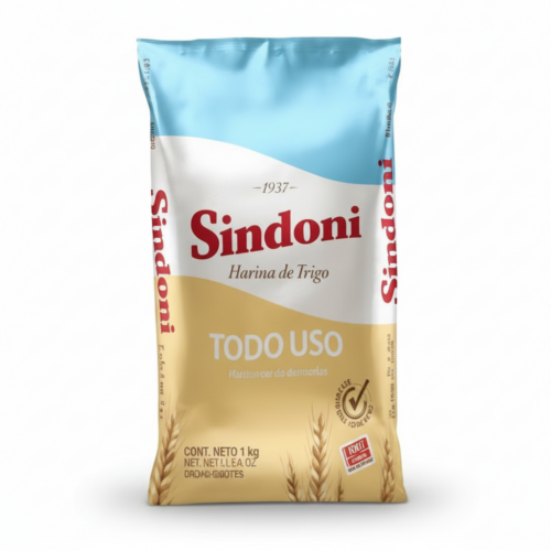 HARINA DE TRIGO TODO USO SINDONI 1KG