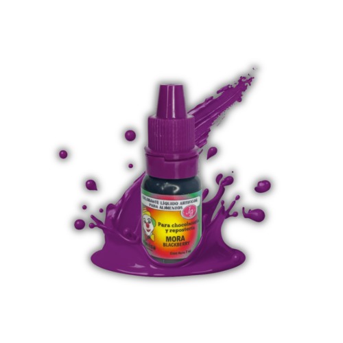 MORA 7ML COLORANTE LIQUIDO PAYASITO