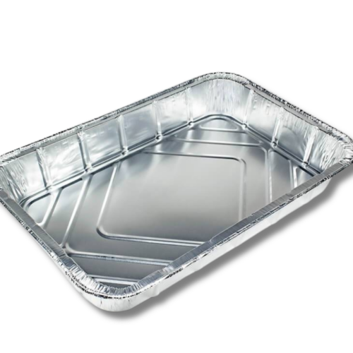 BANDEJA RECTANGULAR CHATA DE ALUMINIO 52X32.5X5CM 6010 RECIPAL