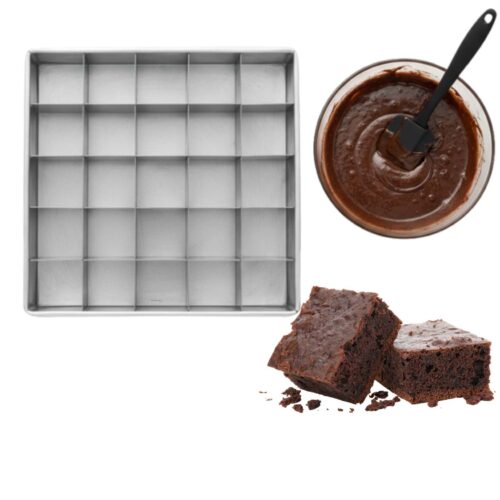 BANDEJA CORTADORA 36X36X2CM 25 BROWNIE 7CM GRANDE