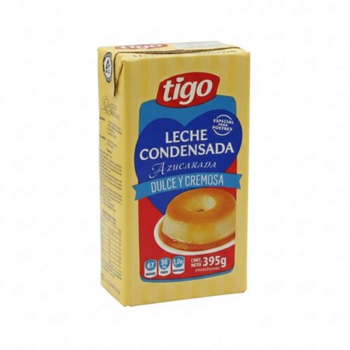 LECHE CONDENSADA TIGO CARTON 395GR