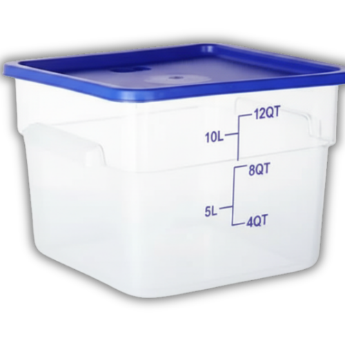 ENVASE TRANSPARENTE C/TAPA 12QT KITCHENBAR