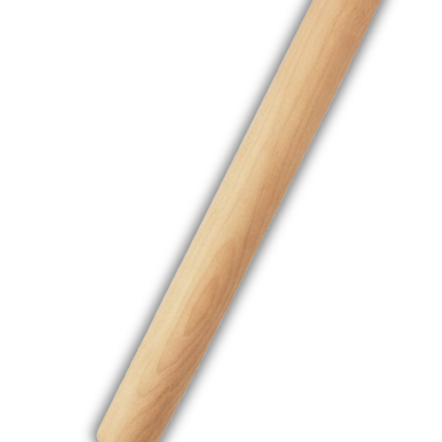 RODILLO DE MADERA 30X4CM DELGADO S/MANGO