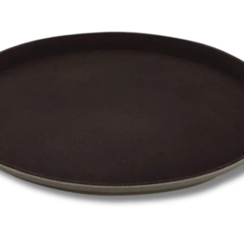 BANDEJA DE SERVICIO REDONDA NEGRA 40CM MEITAL