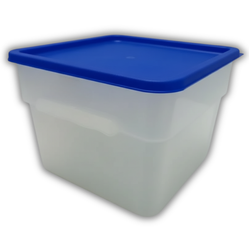 ENVASE TRANSPARENTE C/TAPA 12LT 28X21CM CAFERRA