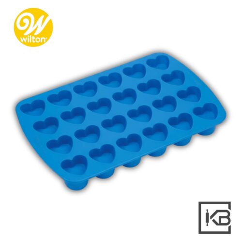 MOLDE SILICON HEART 24 CAVIDADES WILTON