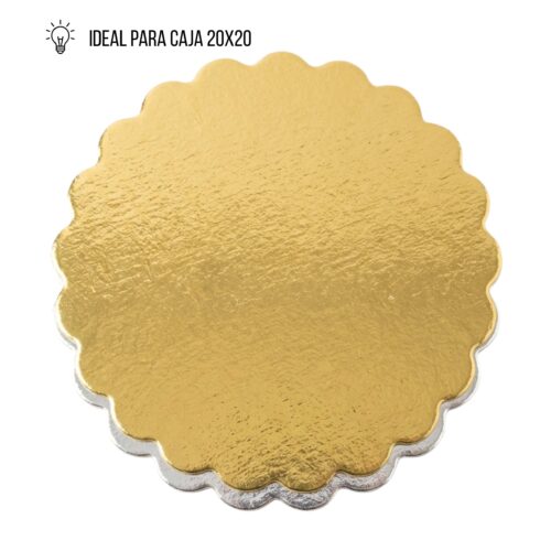 DISCO #8/20CM DORADO NACIONAL