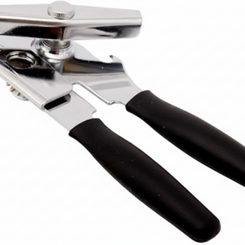 ABRELATAS ACERO MANGO NEGRO KITCHENBAR