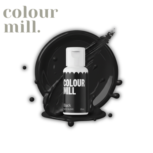 BLACK COLORANTE PARA TODO 20ML COLOUR MILL