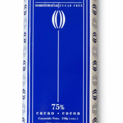 CHOCOLATE 75% SIN AZUCAR 250GR MANTORO