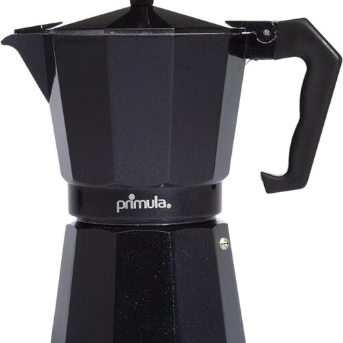 CAFETERA 9 TAZAS NEGRA DE ALUMINIO PRIMULA