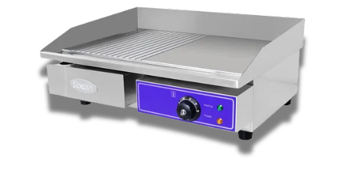 PLANCHA ELECTRICA INDUSTRIAL ACERO INOXIDABLE 220V