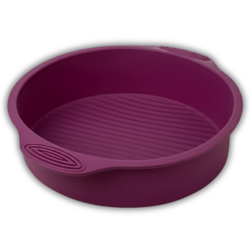 MOLDE SILICONA REDONDO MORADO 23X6.3CM PRESS