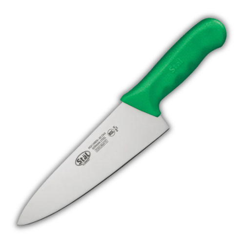 CUCHILLO 8" ACERO ALTO CARBONO MANGO VERDE WINCO