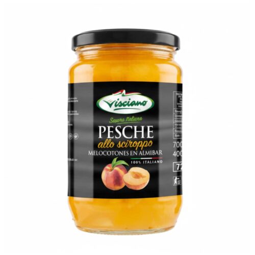 MELOCOTONES EN ALMIBAR VISCIANO 720GR