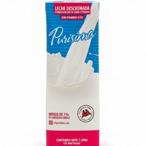 LECHE DESCREMADA1LT PURISIMA EL TUNAL