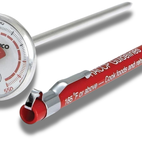 TERMOMETRO ROJO DE BOLSILLO 10/288°C WINCO