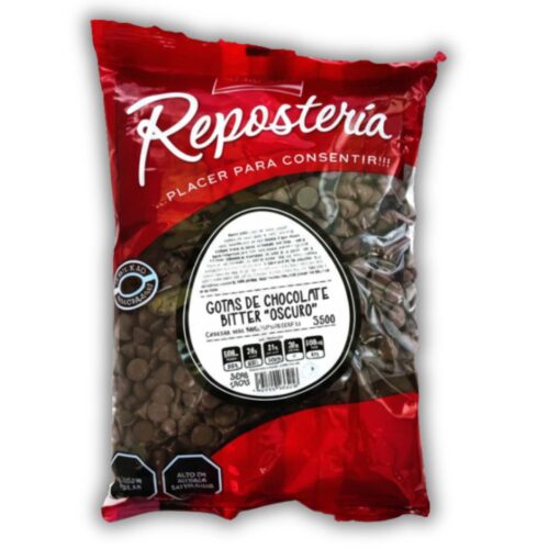 GOTAS CHOCOLATE BITTER ST MORITZ