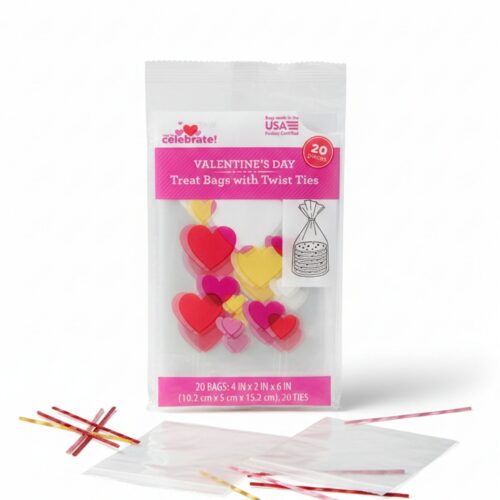 BOLSA VALENTINE C/FUELLE  20UND 10.2X5X15.2CM