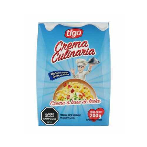 CREMA DE LECHE TIGO CULINARIA 200ML