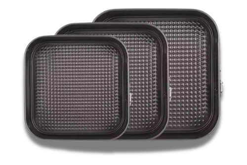 SET MOLDE DESMOLDABLE CUADRADO GRAN 3PC 24/26/28 AEC