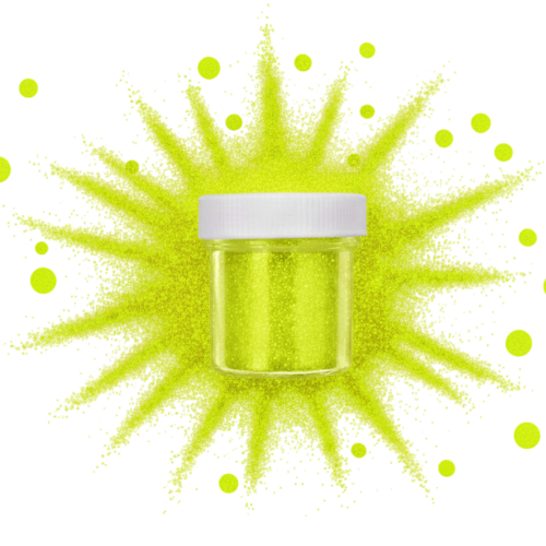 ESCARCHA AMARILLO NEON POTE 5GR NACIONAL